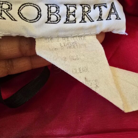 Vintage ROBERTA Womens Red Strapless Evening Dress Y2k 90s Size 5/6 - Picture 12 of 14